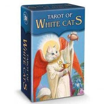 Tarot mini white cats