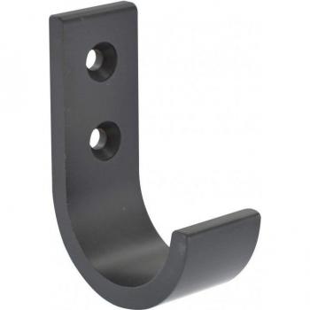 Alluminio Nero Opaco – Appendiabiti Rotondo 25 mm x 70 mm