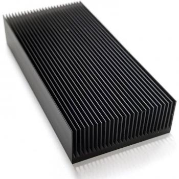 Disipador de refrigeración con aletas 80x27x150mm
