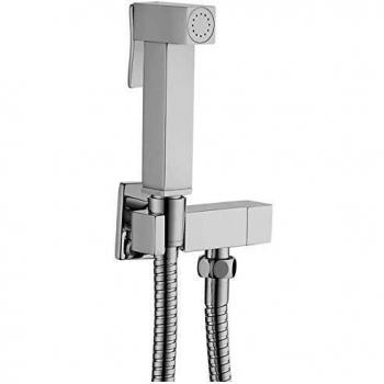 Paffoni Ensemble Bidet Tweet Carré (Cadre) Eau Froide avec Douche Flexible Chromé