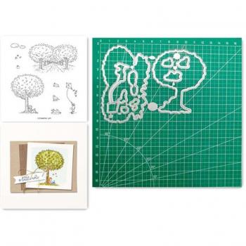 Summer Days Clear Stamps and Metal Cutting Dies for Photo Album Decoration