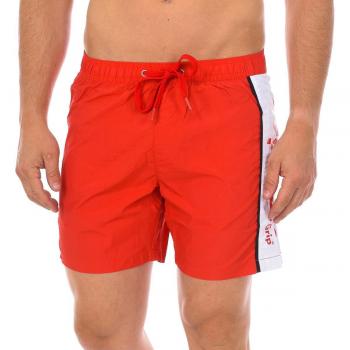Costume da bagno boxer di media lunghezza per uomini CM-30056-BP S rosso