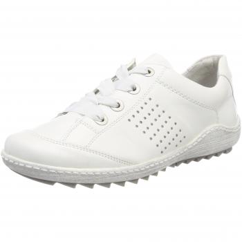 Remonte R1406, Scarpe da Ginnastica Basse, Bianco (Reinweiss/Silver)