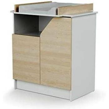 Meuble à langer CARNAVAL Blanc/Bouleau