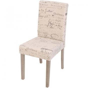 Eleganter Esszimmerstuhl mit Textilbezug