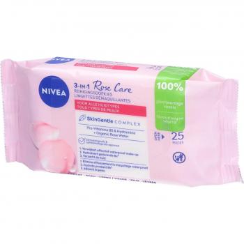 NIVEA MicellAIR Wipes Eau de Rose Naturelle 25 pcs