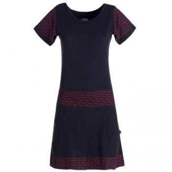 Vishes Damenlongshirt Minikleid – kurzärmlig