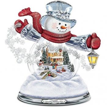 Christmas Old Man Window Sticker 20x30cm Waterproof PVC Ornament