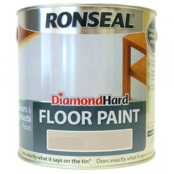 Ronseal 36628 Diamond Hard Floor Paint, Satin Black 2.5L