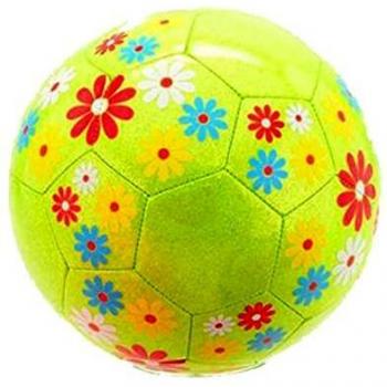Bunter Glitzer‑Fussball 25 cm – Blümchen‑Edition