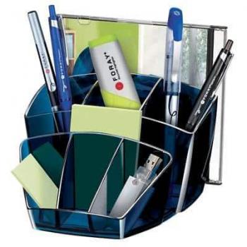Viking Schreibtisch-Organizer 15,8 x 14,3 x 9,3 cm Mitternachtsblau