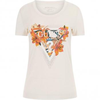 T-Shirt Stretch Logo Floral Design