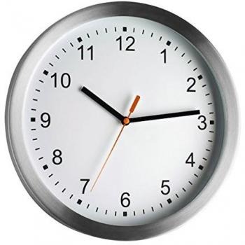 TFA 98.1045 Bürouhr in silber