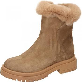 Modische Nubukleder Stiefeletten