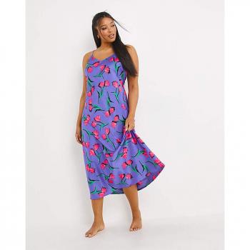 Nobodys Child Satin Nightwear, Purple, Female Sizing 8/10