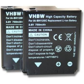 Samsung HMX-R10 Akku von vhbw (3,6 V, 750 mAh)