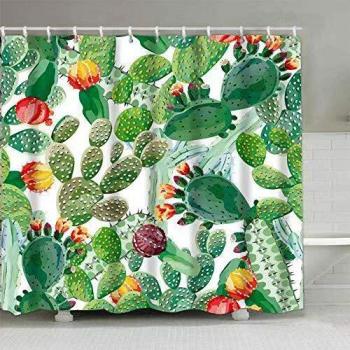 Rideau de douche lavable en tissu polyester Aitsite 2019