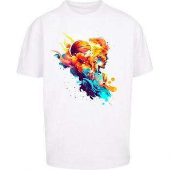 Oversize F4NT4STIC Basketball Tee – Herren, S, Baumwoll-Print
