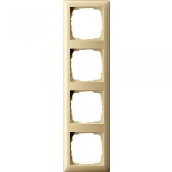 Gira Rahmen 021401 4fach Standard 55 cremeweiss (021401)