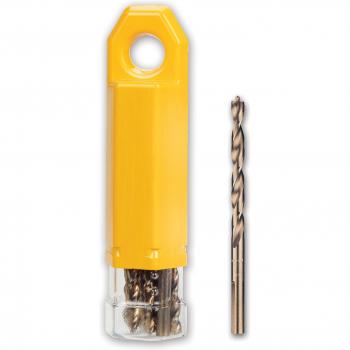 DeWalt Extreme HSS-G Metal Drill Bits Set of 10, 2.5mm Diameter, 57mm Length