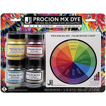 Procion MX 4‑Color Set (Cold Water) with Soda Ash