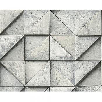 Beton‑Design 3D Vliestapete Daniel Hechter – Grau/Weiß