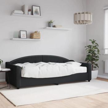 Vidaxl Furniture Limited Letto Divano Nero 90x200