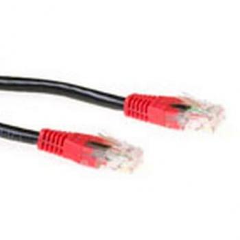 Netzwerkkabel CAT6 U/UTP 3m schwarz mit RJ45