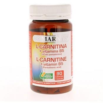 Carnitina 500Mg + Vitamina B5 90caps Marnys