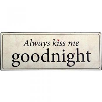 IB Laursen Metallplakette „Always Kiss Me“