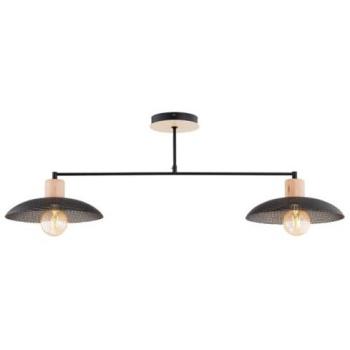 Lampada a Sospensione Kobe in Acciaio Verniciato Nero