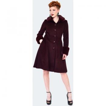 Faux Fur Rockabilly Flare Coat