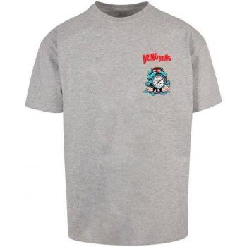 Merchcode Rundhals T-Shirt mit Alarm Clock Motiv