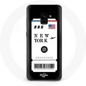 Cover “Jet‑Set NY” para Samsung Galaxy A8 Plus