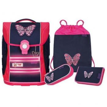 McNeill Ergo Primero Mclight Butterfly 4tlg. Schulranzen-Set 9638196000