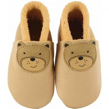 Sterntaler Krabbelschuh Flache Hausschuhe – Beige – 18 EU