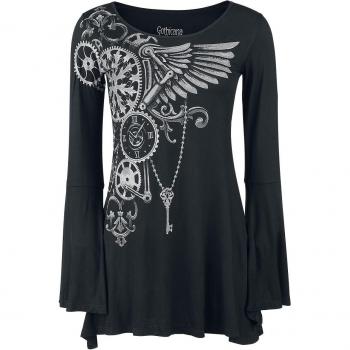 Gothic T‑shirt EMP Bat Country pour femmes – noir – S à 4XL