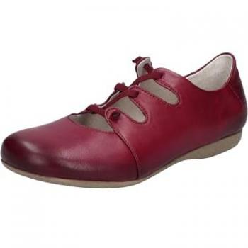 Fiona 04 Mocassins en Cuir Rouge