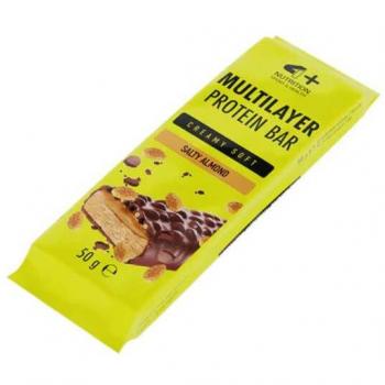 4+ Nutrition Barretta Proteica Multilayer 50g Mandorla Salata