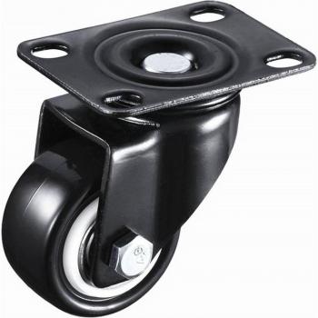 4pcs 1.5 Heavy Duty Black Swivel Castors for Furniture