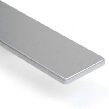 Moldura Prata Reta 28mm para Bancada