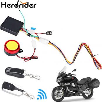 Sistema de Seguridad Motocicleta 12V con Control Remoto e Inicio Automático del Motor