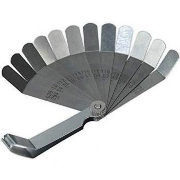 Sealey Siegen Offset Feeler Gauge | 12 Blade | Dual Marked
