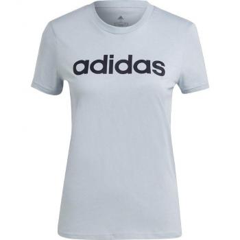 Adidas Mujer 3 Stripes Camiseta Gris Azul – XS