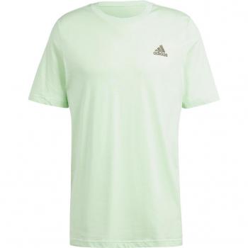 Adidas Men's Green Spark Essentials Logo T-Shirt