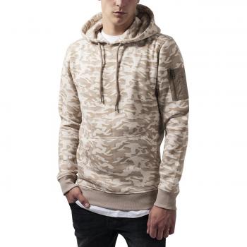 Urban Classics TB1411 Herren Camo Bomber Hoody, Kapuzenpullover, Mehrfarbig