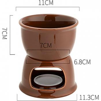 Pot isotherme pour crème au beurre au chocolat