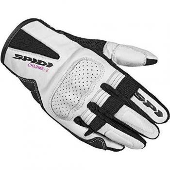 Guantes Charme 2 LADY de Spidi, color blanco/negro, talla M