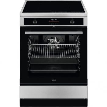 AEG CIB6490APM – Cuisinière Induction Inox 59,6 cm, 4 Foyers