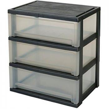 WideChest SWC‑503 – Silver Plastic Storage on Wheels